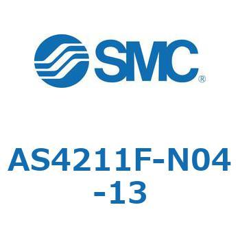 標準タイプスピードコントローラ大容量インラインタイプ (AS42～) SMC