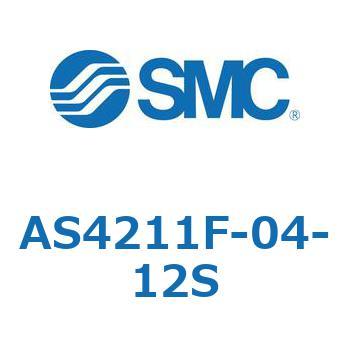 標準タイプスピードコントローラ大容量インラインタイプ (AS42～) SMC