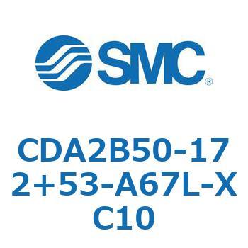 CDA2B50-172+53-A67L-XC10 �W���`�G�A�V�����_(�p�`�J�o�[)CA2 �V���[�Y(CDA2B50-17�`) SMC 11794946