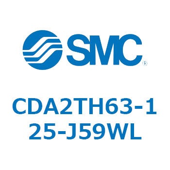 標準形エアシリンダ(角形カバー)CA2 シリーズ(CDA2TH～) SMC