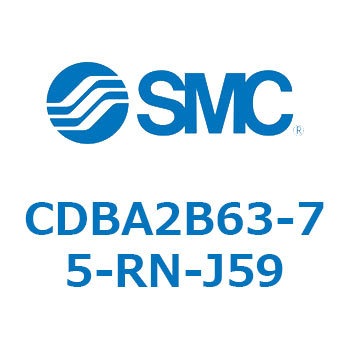 標準形エアシリンダ(角形カバー)CBA2シリーズ(CDBA2B63-～) SMC