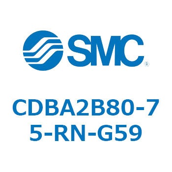 標準形エアシリンダ(角形カバー)CBA2シリーズ(CDBA2B80-～) SMC