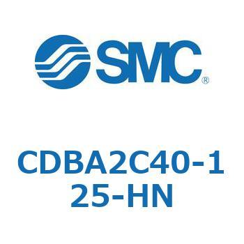 CDBA2C40-125-HN 標準形エアシリンダ(角形カバー)CBA2シリーズ(CDBA2C40-～) SMC 複動片ロッド 両側クッション付 シリンダストローク125mm