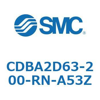 CDBA2D63-200-RN-A53Z 標準形エアシリンダ(角形カバー)CBA2シリーズ(CDBA2D63-2～) SMC 複動片ロッド シリンダストローク200mm