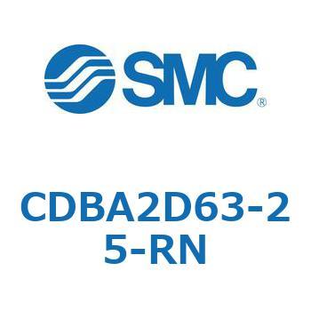 CDBA2D63-25-RN 標準形エアシリンダ(角形カバー)CBA2シリーズ(CDBA2D63-2～) SMC 複動片ロッド 両側クッション付 シリンダストローク25mm 17,745円