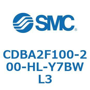 CDBA2F100-200-HL-Y7BWL3 標準形エアシリンダ(角形カバー)CBA2シリーズ(CDBA2F100-2～) SMC 複動片ロッド シリンダストローク200mm