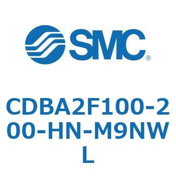 CDBA2F100-200-HN-M9NWL 標準形エアシリンダ(角形カバー)CBA2シリーズ(CDBA2F100-2～) SMC 複動片ロッド 両側クッション付 シリンダストローク200mm