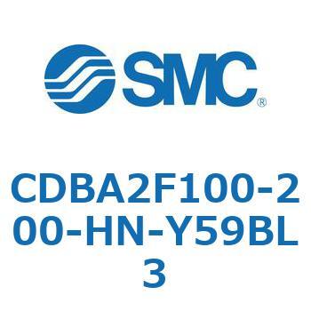 CDBA2F100-200-HN-Y59BL3 標準形エアシリンダ(角形カバー)CBA2シリーズ(CDBA2F100-2～) SMC 複動片ロッド シリンダストローク200mm