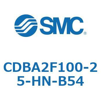 CDBA2F100-25-HN-B54 標準形エアシリンダ(角形カバー)CBA2シリーズ(CDBA2F100-2～) SMC 複動片ロッド 両側クッション付 シリンダストローク25mm 28,587円