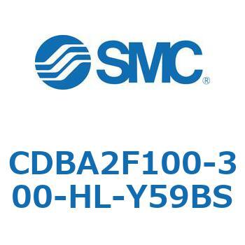 CDBA2F100-300-HL-Y59BS 標準形エアシリンダ(角形カバー)CBA2シリーズ(CDBA2F100-3～) SMC 12342556