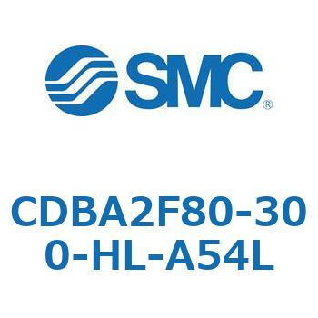 CDBA2F80-300-HL-A54L 標準形エアシリンダ(角形カバー)CBA2シリーズ(CDBA2F80-3～) SMC 複動片ロッド 両側クッション付 シリンダストローク300mm