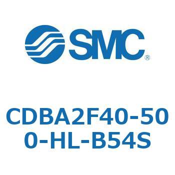 CDBA2F40-500-HL-B54S 標準形エアシリンダ(角形カバー)CBA2シリーズ(CDBA2F40-50～) SMC 複動片ロッド 両側クッション付 シリンダストローク500mm