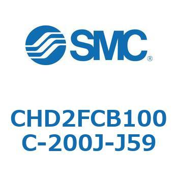 CHD2FCB100C-200J-J59 JIS規格準拠油圧シリンダ/複動：片ロッド(7MPa) (CHD2FCB100～) SMC ストローク200mm