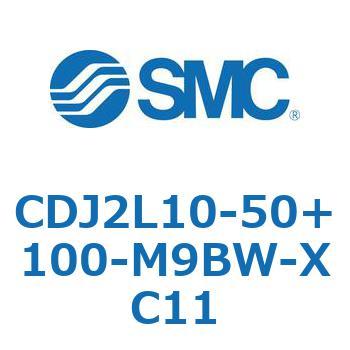CDJ2L10-50+100-M9BW-XC11 �W���`�G�A�V�����_(�ی`) CJ2�V���[�YCDJ2L10-5�`) SMC 14354313