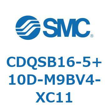 薄形シリンダ/コンパクトタイプ CQSシリーズ(CDQSB16-5～) SMC コンパクトエアシリンダ 【通販モノタロウ】