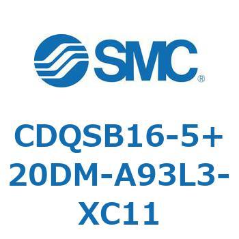 薄形シリンダ/コンパクトタイプ CQSシリーズ(CDQSB16-5～) SMC