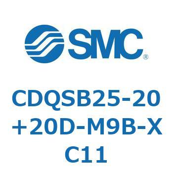 薄形シリンダ/コンパクトタイプ CQSシリーズ(CDQSB25-20～) SMC