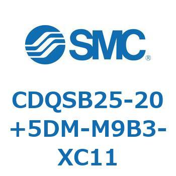 薄形シリンダ/コンパクトタイプ CQSシリーズ(CDQSB25-20～) SMC