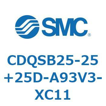 薄形シリンダ/コンパクトタイプ CQSシリーズ(CDQSB25-25～) - SMC