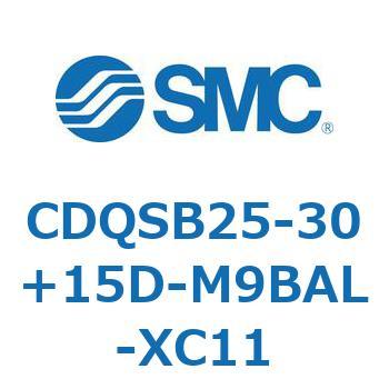 薄形シリンダ/コンパクトタイプ CQSシリーズ(CDQSB25-30～) SMC コンパクトエアシリンダ 【通販モノタロウ】