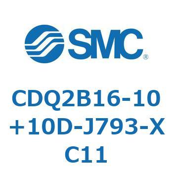 薄形シリンダ CQ2シリーズ(CDQ2B16-10～) SMC