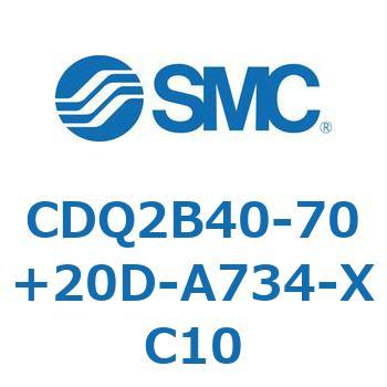 CDQ2B40-70+20D-A734-XC10 ���`�V�����_ CQ2�V���[�Y(CDQ2B40-70�`) SMC 18380975