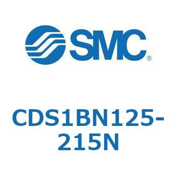 CDS1BN125-215N 標準形エアシリンダ(角形カバー) CS1シリーズ(CDS1BN125-2～) SMC 複動片ロッド 無給油タイプ シリンダストローク215mm