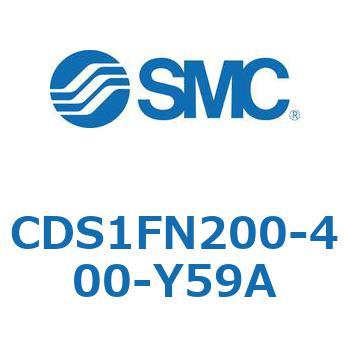 CDS1FN200-400-Y59A 標準形エアシリンダ(角形カバー) CS1シリーズ(CDS1FN200-4～) SMC 複動片ロッド シリンダストローク400mm
