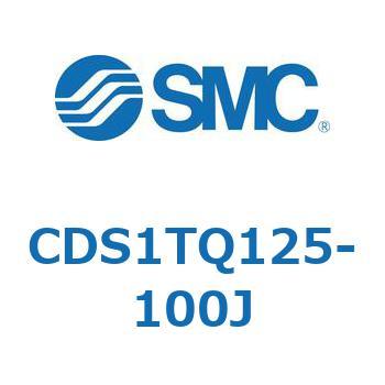 CDS1TQ125-100J 標準形エアシリンダ(角形カバー) CS1シリーズ(CDS1TQ1～) SMC 複動片ロッド チューブ内径125mmシリンダストローク100mm 33,787円