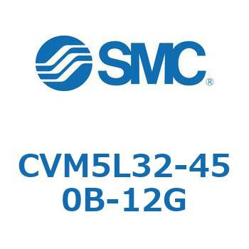 バルブ付エアシリンダ (CVM5L32～) SMC