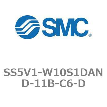 5ポートソレノイドバルブ用マニホールドベース SV1000シリーズ SS5V1-W10S1DAND SMC