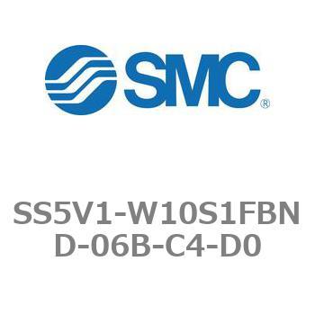 5ポートソレノイドバルブ用マニホールドベース SV1000シリーズ SS5V1-W10S1FBND SMC