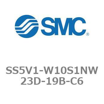 5ポートソレノイドバルブ用マニホールドベース SV1000シリーズ SS5V1-W10S1NW23D SMC