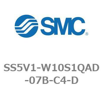 5ポートソレノイドバルブ用マニホールドベース SV1000シリーズ SS5V1-W10S1QAD SMC