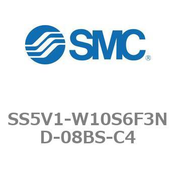 5ポートソレノイドバルブ用マニホールドベース SV1000シリーズ SS5V1-W10S6F3ND SMC