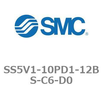 5ポートソレノイドバルブ用マニホールドベース SV1000シリーズ SS5V1-10PD1 SMC