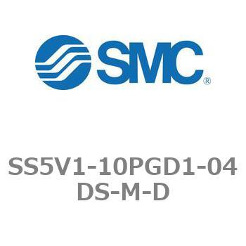 5ポートソレノイドバルブ用マニホールドベース SV1000シリーズ SS5V1-10PGD1 SMC