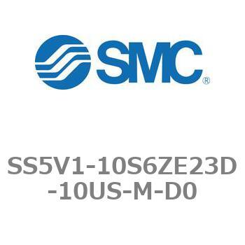 5ポートソレノイドバルブ用マニホールドベース SV1000シリーズ SS5V1-10S6ZE23D SMC