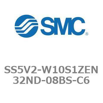 5ポートソレノイドバルブ用マニホールドベース SV2000シリーズ SS5V2-W10S1ZEN32ND SMC