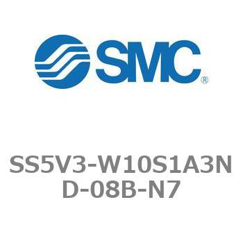 5ポートソレノイドバルブ用マニホールドベース SV3000シリーズ SS5V3-W10S1A3ND SMC