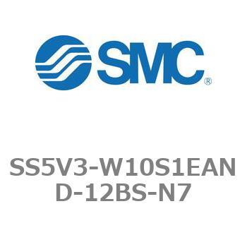 5ポートソレノイドバルブ用マニホールドベース SV3000シリーズ SS5V3-W10S1EAND SMC