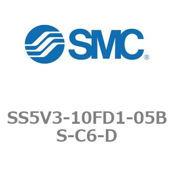 5ポートソレノイドバルブ用マニホールドベース 84％以上節約 SV3000シリーズ 65％以上節約 SS5V3-10FD1