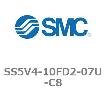 5ポートソレノイドバルブ用マニホールドベース SV4000シリーズ SS5V4-10FD2 SMC