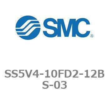 5ポートソレノイドバルブ用マニホールドベース SV4000シリーズ SS5V4-10FD2 SMC