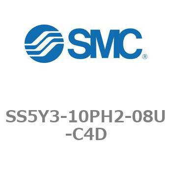 5ポートソレノイドバルブ用マニホールドベース SY3000シリーズ SS5Y3-10PH2 - SMC