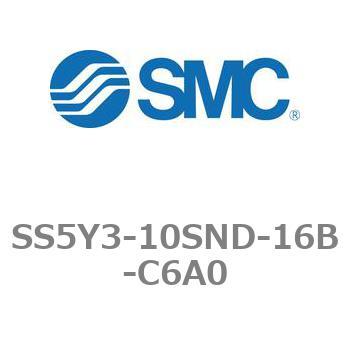 5ポートソレノイドバルブ用マニホールドベース SY3000シリーズ SS5Y3-10SND SMC