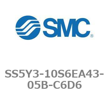 5ポートソレノイドバルブ用マニホールドベース SY3000シリーズ SS5Y3-10S6EA43 SMC