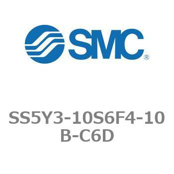 5ポートソレノイドバルブ用マニホールドベース SY3000シリーズ SS5Y3-10S6F4 SMC