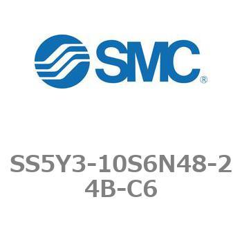 5ポートソレノイドバルブ用マニホールドベース SY3000シリーズ SS5Y3-10S6N48 SMC