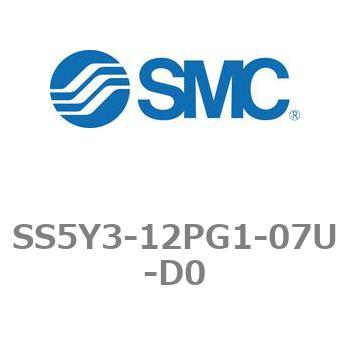5ポートソレノイドバルブ用マニホールドベース 期間限定今なら送料無料 SY3000シリーズ 最も優遇の SS5Y3-12PG1